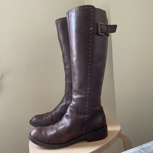 Enzo Angiolini Leather Riding Boots